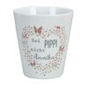 Krasilnikoff Kaffeebecher Sprüche Tasse Mug Cup Sei Pippi nicht Annika