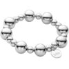 Biba Armband Silver Spot Polymer Perlen 6-12mm Ø Damen Armband Anhänger Silber