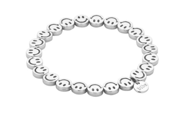 Biba Armband New Summer Silber Smile Anhänger Silber