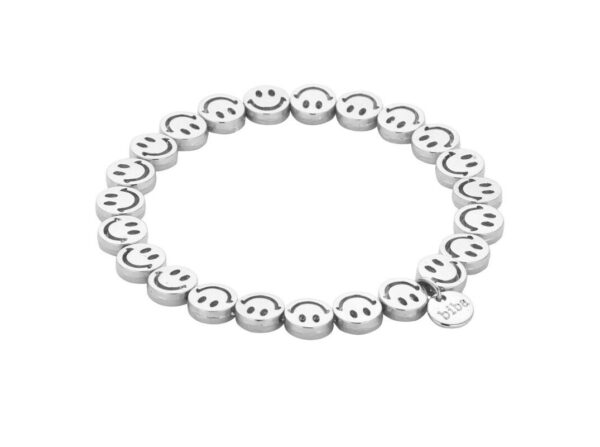 Biba Armband New Summer Silber Smile Anhänger Silber