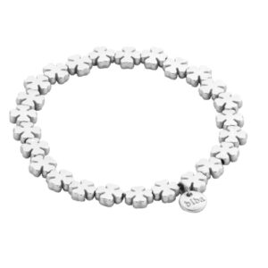 Biba Armband "Glück für Dich" Matt Silber Anhänger Silber