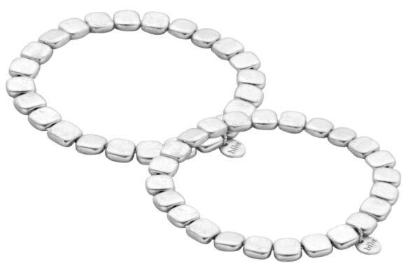 Biba Armband "For You" Matt Silber Anhänger Silber