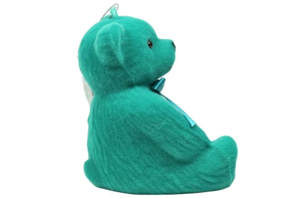 Werner Voß Teddy Deko Aufhänger Türkis Beflockt Dekofigur