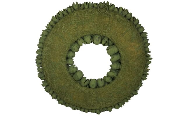 Couronne Dekokranz Naturkranz Handarbeit Bakuli Wreath Laurel Green Wash 40 cm ∅