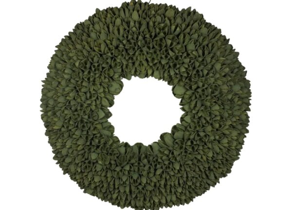 Couronne Dekokranz Naturkranz Handarbeit Bakuli Wreath Laurel Green Wash 40 cm ∅