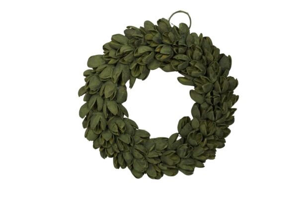 Couronne Dekokranz Naturkranz Handarbeit Bakuli Wreath Thin Laurel Green 20 cm ∅