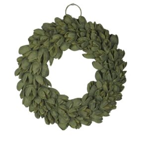 Couronne Dekokranz Naturkranz Handarbeit Bakuli Wreath Thin Laurel Green 20 cm ∅