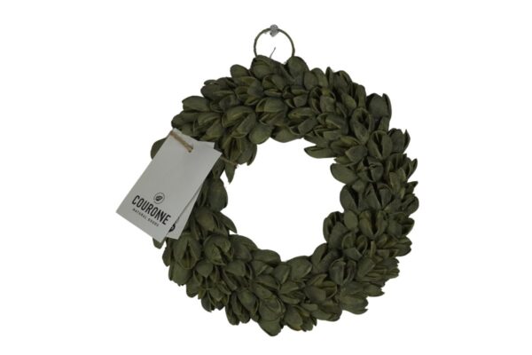 Couronne Dekokranz Naturkranz Handarbeit Bakuli Wreath Thin Laurel Green 20 cm ∅