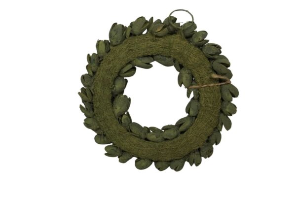 Couronne Dekokranz Naturkranz Handarbeit Bakuli Wreath Thin Laurel Green 20 cm ∅